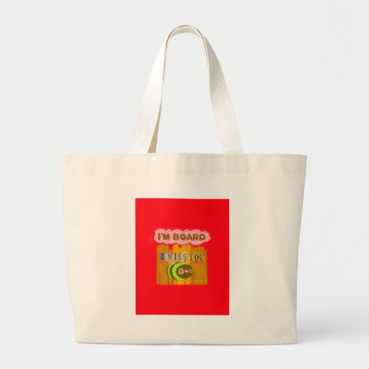 Eigenzinnige Bee Art Print Grote Tote Bag (Voorkant)