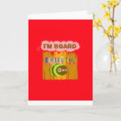 Eigenzinnige Bee Art Print Kaart (Gele Bloem)