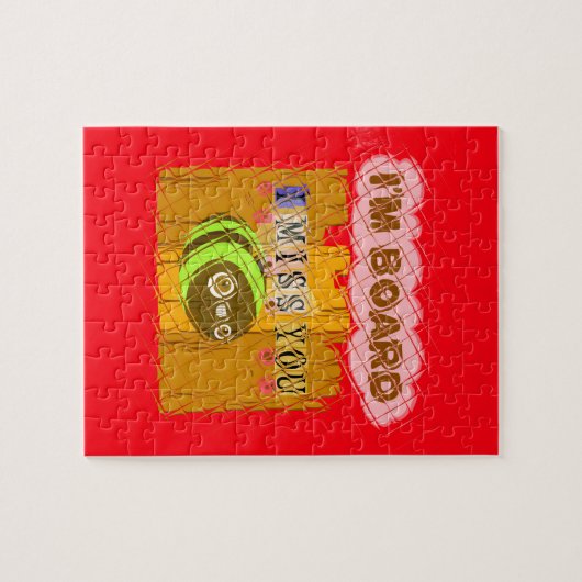 Eigenzinnige Bee Art Print Legpuzzel (Horizontaal)