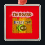 Eigenzinnige Bee Art Print Metalen Ornament<br><div class="desc">Kennismakende Bee Art Print Introductie van de "Quirky Bee Art Print", een leuk en grillig stuk dat humor combineert met een oprechte boodschap, ideaal voor het toevoegen van een speelse touch aan elke ruimte. Beschrijving: Dit kunstwerk is voorzien van een vrolijke cartoon bij gepositioneerd in de voorkant van een reeks...</div>