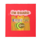 Eigenzinnige Bee Art Print Notitieblok (Voorkant)