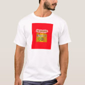 Eigenzinnige Bee Art Print T-shirt (Voorkant)