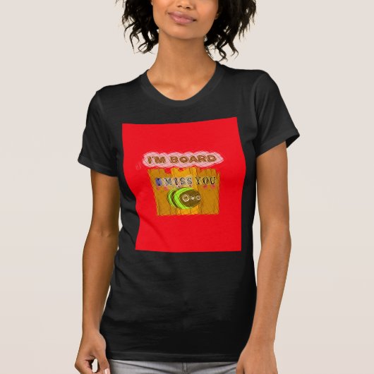 Eigenzinnige Bee Art Print T-shirt (Voorkant)