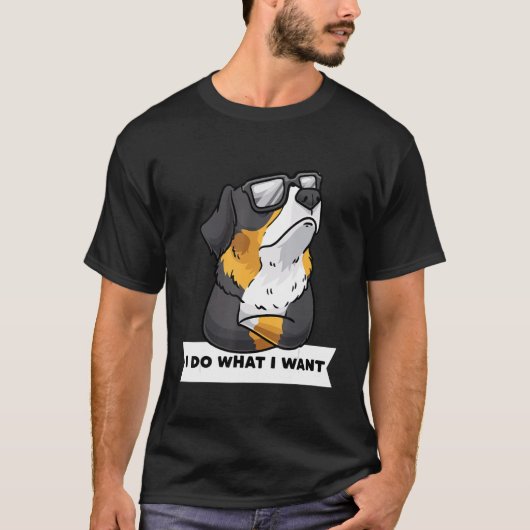 Eigenzinnige Berner Sennenhond T-shirt (Voorkant)