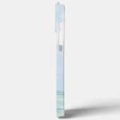 Eigenzinnige blauw waterverf strand hut huisje Case-Mate iPhone case (Achterkant / Links)