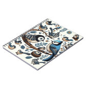 eigenzinnige blauwe vogels notitieboek (Linkerzijde)