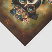 Eigenzinnige Bloemen Steampunk Bulldog AU2 Decoupa Tissuepapier (Detail)