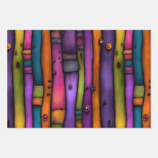 EIGENZINNIGE BOEK STEKELS DECORATIEVE PAPIEREN SET INPAKPAPIER VEL (Voorkant 2)