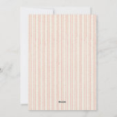 Eigenzinnige Boho Hand getrokken Vrolijk Kerstmis Feestdagenkaart (Achterkant)