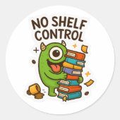 Eigenzinnige Book Lover Sticker – Leuk & kleurrijk (Voorkant)