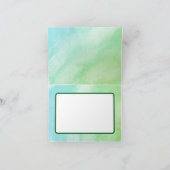 Eigenzinnige bosfoto Gevouwen Vakantie Kaart (Binnen)