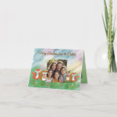 Eigenzinnige bosfoto Gevouwen Vakantie Kaart (Voorkant)