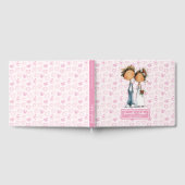 Eigenzinnige bruiloft paar Waterverf gastenboek (Volledig)