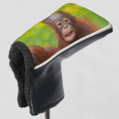Eigenzinnige charme van een orang-oetan Baby Golfheadcover (3/4 voorkant)