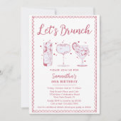 Eigenzinnige Cocktails Pink Let's Brunch Elk Evene Kaart (Voorkant)