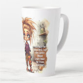 Eigenzinnige Coffee Lady 1st Cup Latte Mok (Rechterhoek)