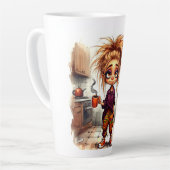 Eigenzinnige Coffee Lady 1st Cup Latte Mok (Linkerhoek)