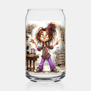 Eigenzinnige Coffee Lady Good Luck Drinkware Set Blikvorm Glas