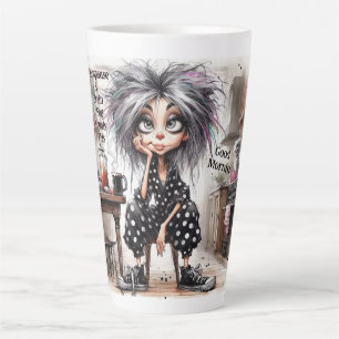 Eigenzinnige Coffee Lady Menopauze Latte Mok