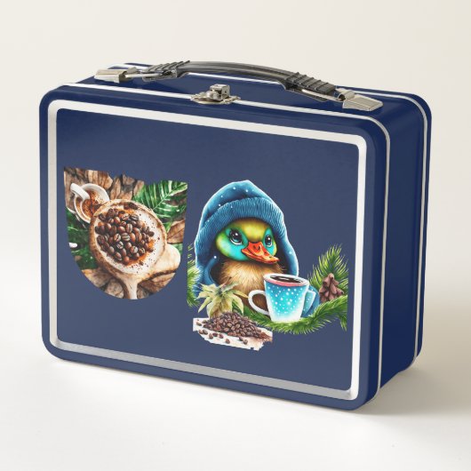 Eigenzinnige Coffee Lover Duck Design (Voorkant)