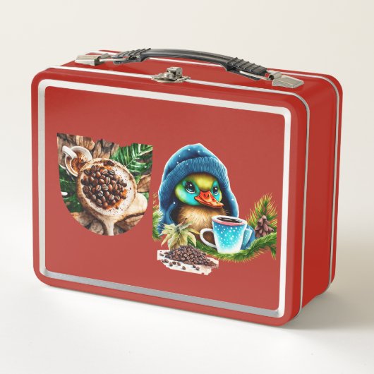 Eigenzinnige Coffee Lover Duck Design (Voorkant)