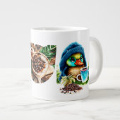 Eigenzinnige Coffee Lover Duck Design Grote Koffiekop (Voorkant rechts)