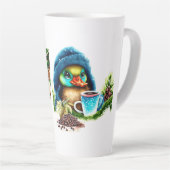 Eigenzinnige Coffee Lover Duck Design Latte Mok (Rechterhoek)