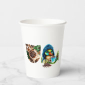 Eigenzinnige Coffee Lover Duck Design Papieren Bekers (Achterkant)