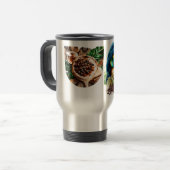 Eigenzinnige Coffee Lover Duck Design Reisbeker (Voorkant links)