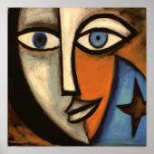 Eigenzinnige contouren: speelse perspectieven poster (Voorkant)