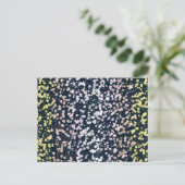 Eigenzinnige Cute Retro Boho Flora Pangender Pride Briefkaart (Staand voorkant)