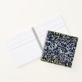 Eigenzinnige Cute Retro Boho Flora Pangender Pride Notitieboek (Binnen)