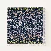 Eigenzinnige Cute Retro Boho Flora Pangender Pride Notitieboek (Achterkant)