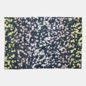 Eigenzinnige Cute Retro Boho Flora Pangender Pride Theedoek (Horizontaal)