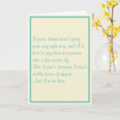 Eigenzinnige, donkere & twisty coping kaart, kaart (Gele Bloem)