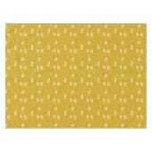 Eigenzinnige Doodle Yellow Graduation Party Tafelkleed (Voorkant (Horizontaal))