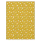 Eigenzinnige Doodle Yellow Graduation Party Tafelkleed (Voorkant)