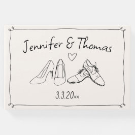 Eigenzinnige Eclectische Hand getrokken Schoenen D Gastenboek