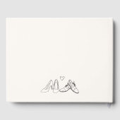 Eigenzinnige Eclectische Hand getrokken Schoenen D Gastenboek (Achterkant)