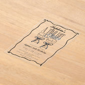 Eigenzinnige Een Tini Beetje Oudere Espresso Marti Acryl Uitnodigingen (Laagn)