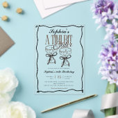 Eigenzinnige Een Tini Beetje Oudere Espresso Marti Acryl Uitnodigingen (Insitu (Huwelijk))