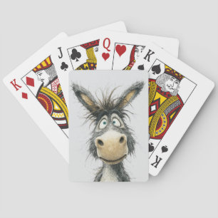 Eigenzinnige ezel pokerkaarten