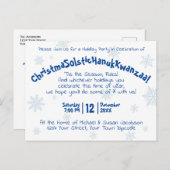 Eigenzinnige feestelijke plezier All Inclusive Hol Uitnodiging Briefkaart (Voorkant / Achterkant)