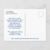 Eigenzinnige feestelijke plezier All Inclusive Hol Uitnodiging Briefkaart (Achterkant)