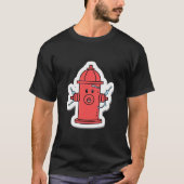 Eigenzinnige Fire Hydrant Splash T-shirt (Voorkant)