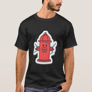 Eigenzinnige Fire Hydrant Splash T-shirt