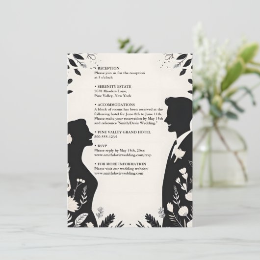 Eigenzinnige Funky Unique Humor Meme Funny Wedding Informatiekaartje (Staand voorkant)