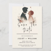 Eigenzinnige Funky Unique Humor Meme Funny Wedding Save The Date (Voorkant)