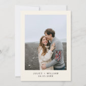 Eigenzinnige Funky Unique Humor Meme Funny Wedding Save The Date (Achterkant)