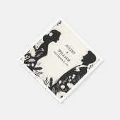 Eigenzinnige Funky Unique Humor Meme Funny Wedding Servet (Hoek)